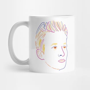 Megan Rapinoe USWNT Line Art Mug